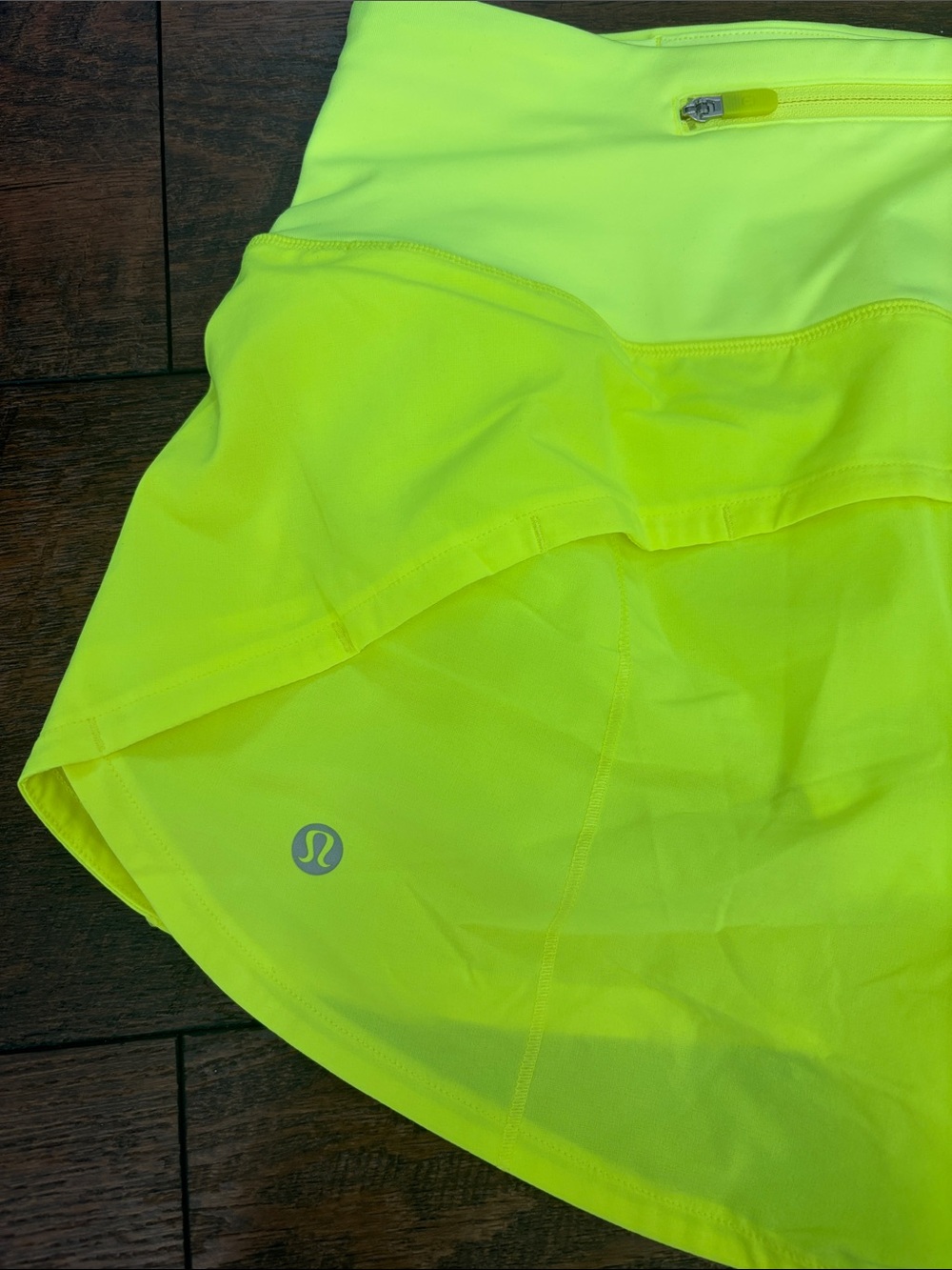 Lululemon Neon Yellow Athletic Shorts - Picture 3 of 6